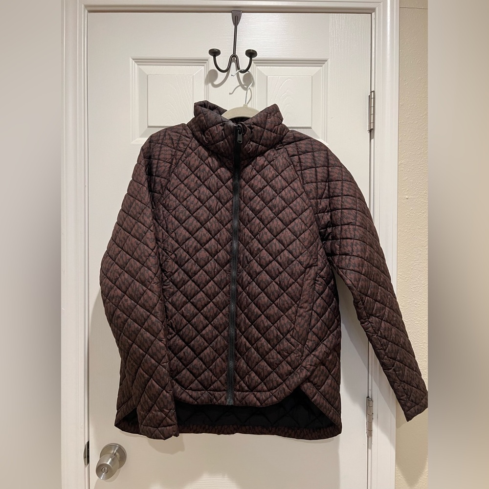 Athleta Herringbone Whisper Featherless Jacket